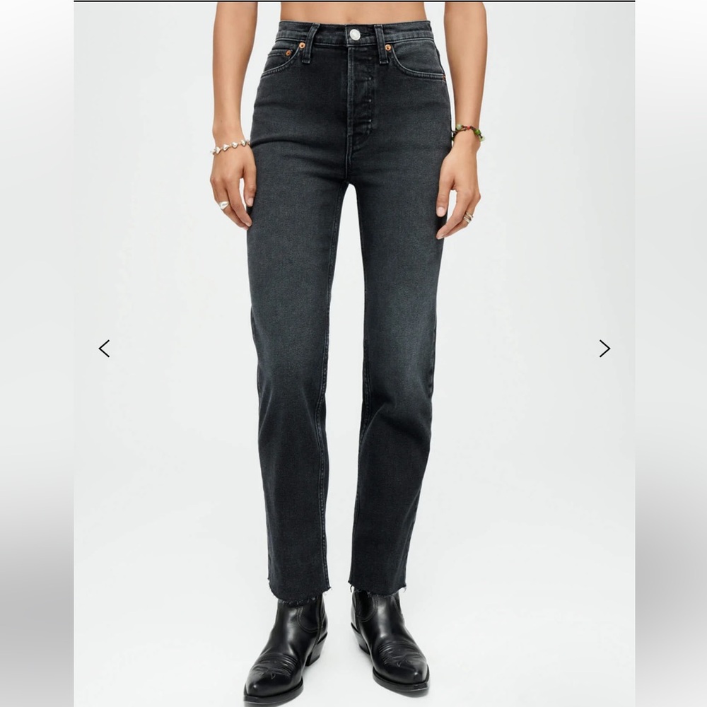 Re/DONE High Rise Vintage 70s Stovepipe Jeans
